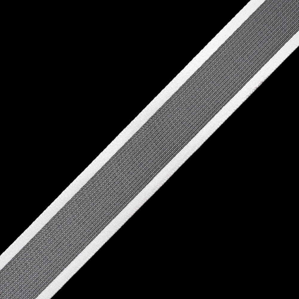 Sheer Ribbon with Double Faced Satin Edges - 0.75