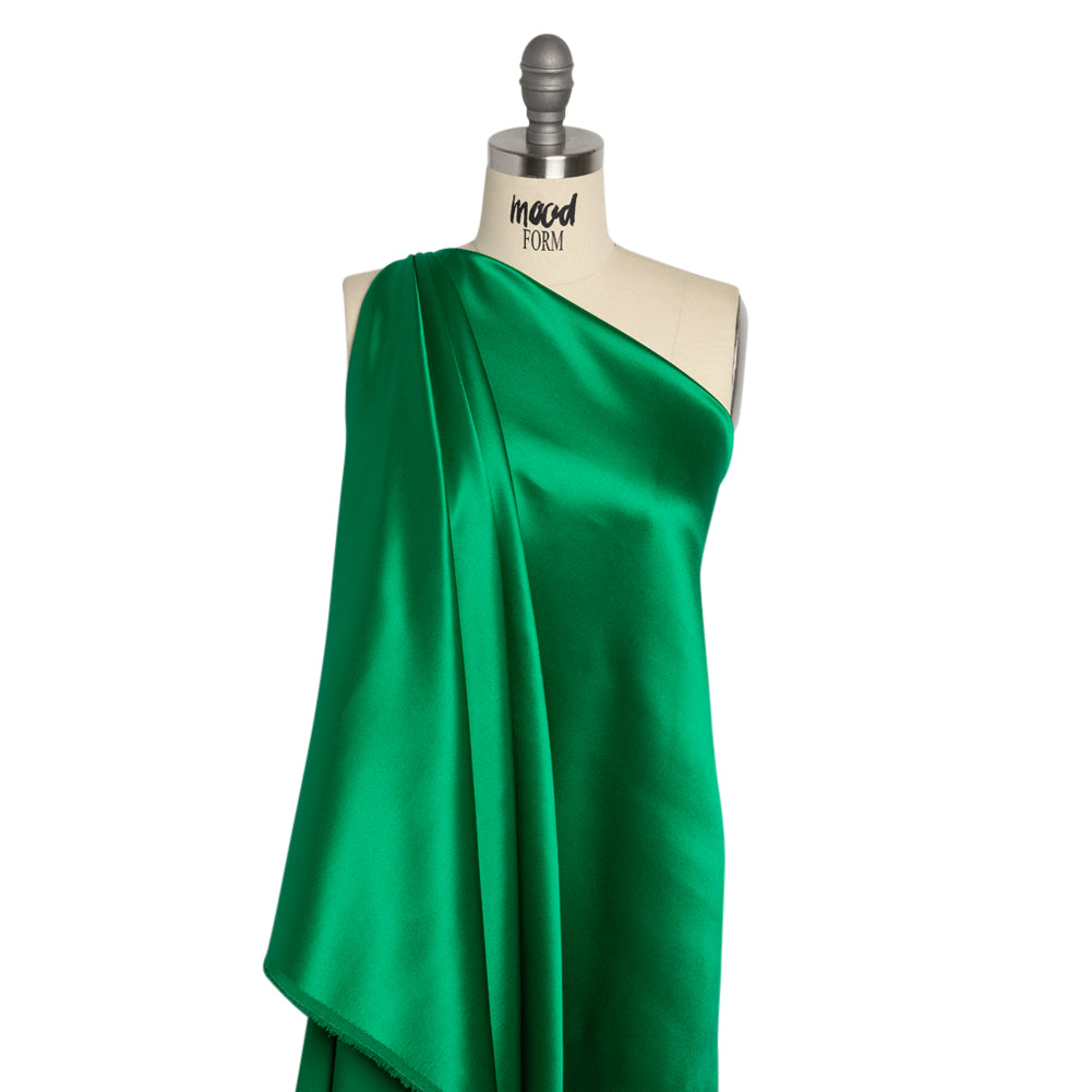 Silk Crepe Back Satin - Kelly Green - Premium Collection - Joann Fabrics