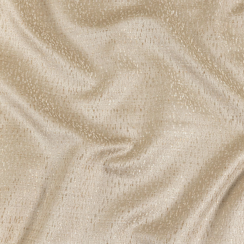 Metallic Drapery Jacquard - Oyster Digital Spots - British Imported - Joann Fabrics