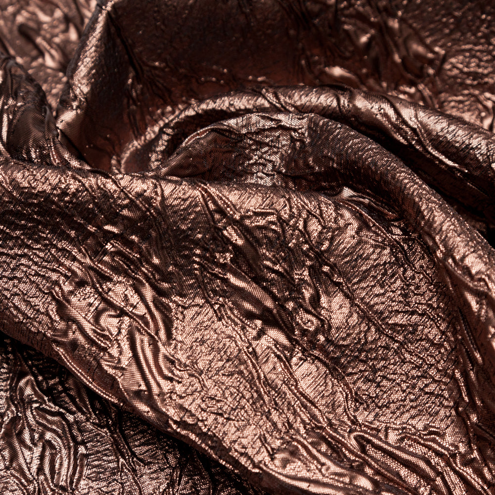 Metallic Pine Cone Crinkled Luxury Brocade - Joann Fabrics