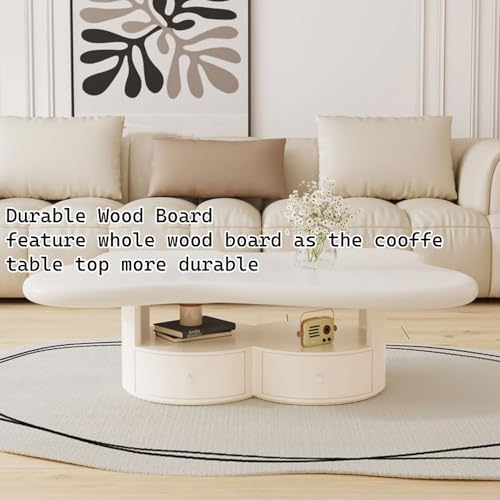 Cloud Coffee Table Cream Style Coffee Table Simple Special-Shaped Small ...