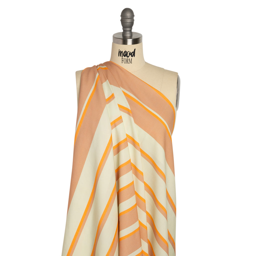 Mood Exclusive Orange Spice Latte Stretch Sustainable Rayon Batiste - Joann Fabrics