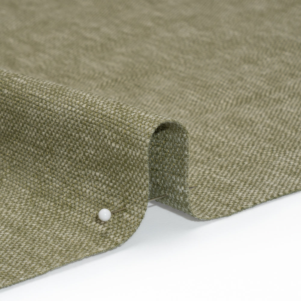 Linen Look Recycled Polyester and Cotton Woven - Moss - British Imported - Joann Fabrics