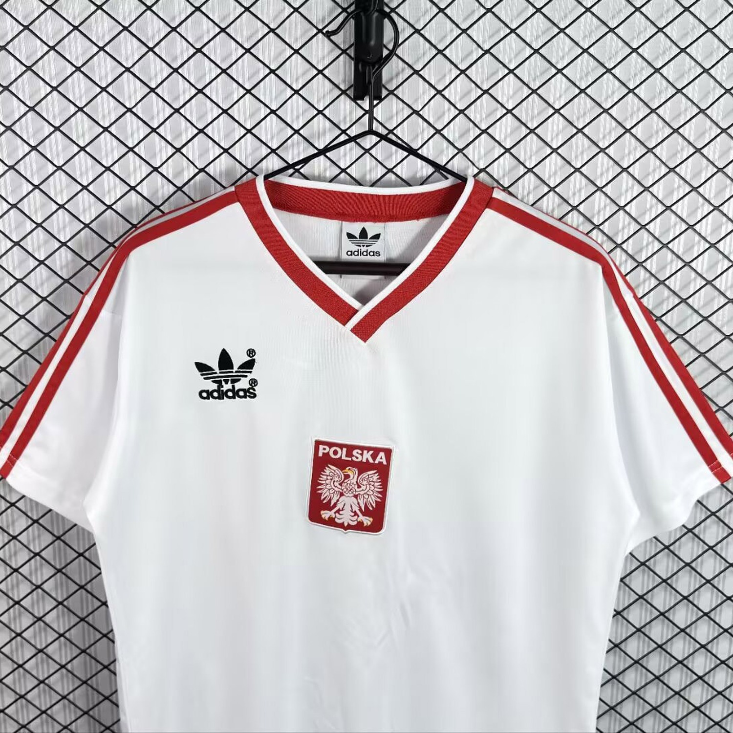 Retro Poland 1986 Home White Jersey - UnitedFutballJersey