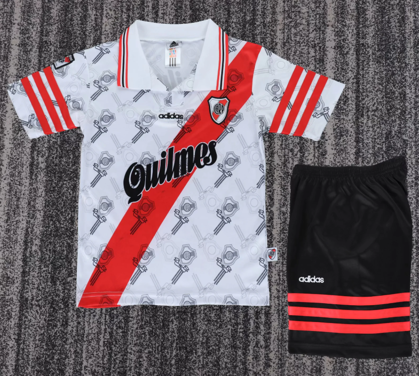 1996/1997 Retro River Plate Home Football Jersey 1:1 Thai Quality Kids Size