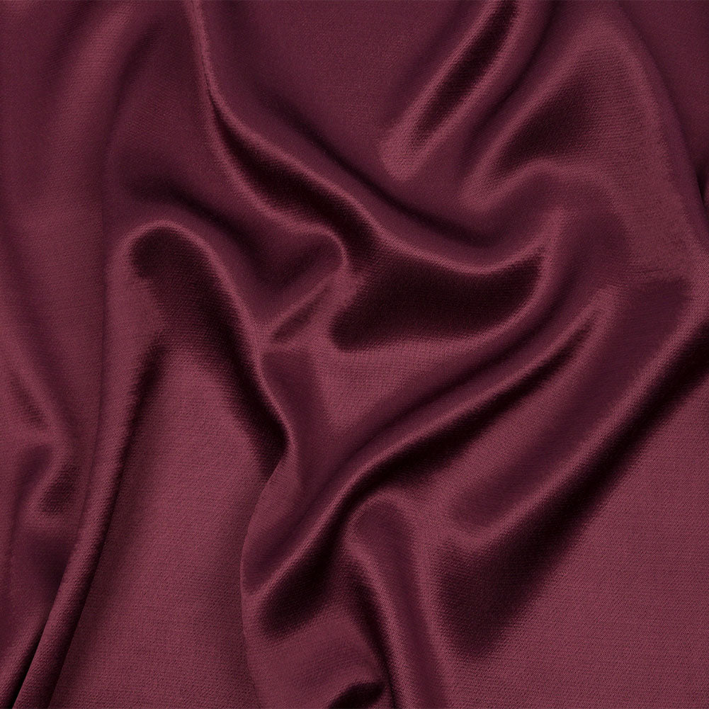 Sustainable Viscose Fluid Satin - Burgundy - Mood Exclusive Elliana Collection - Joann Fabrics