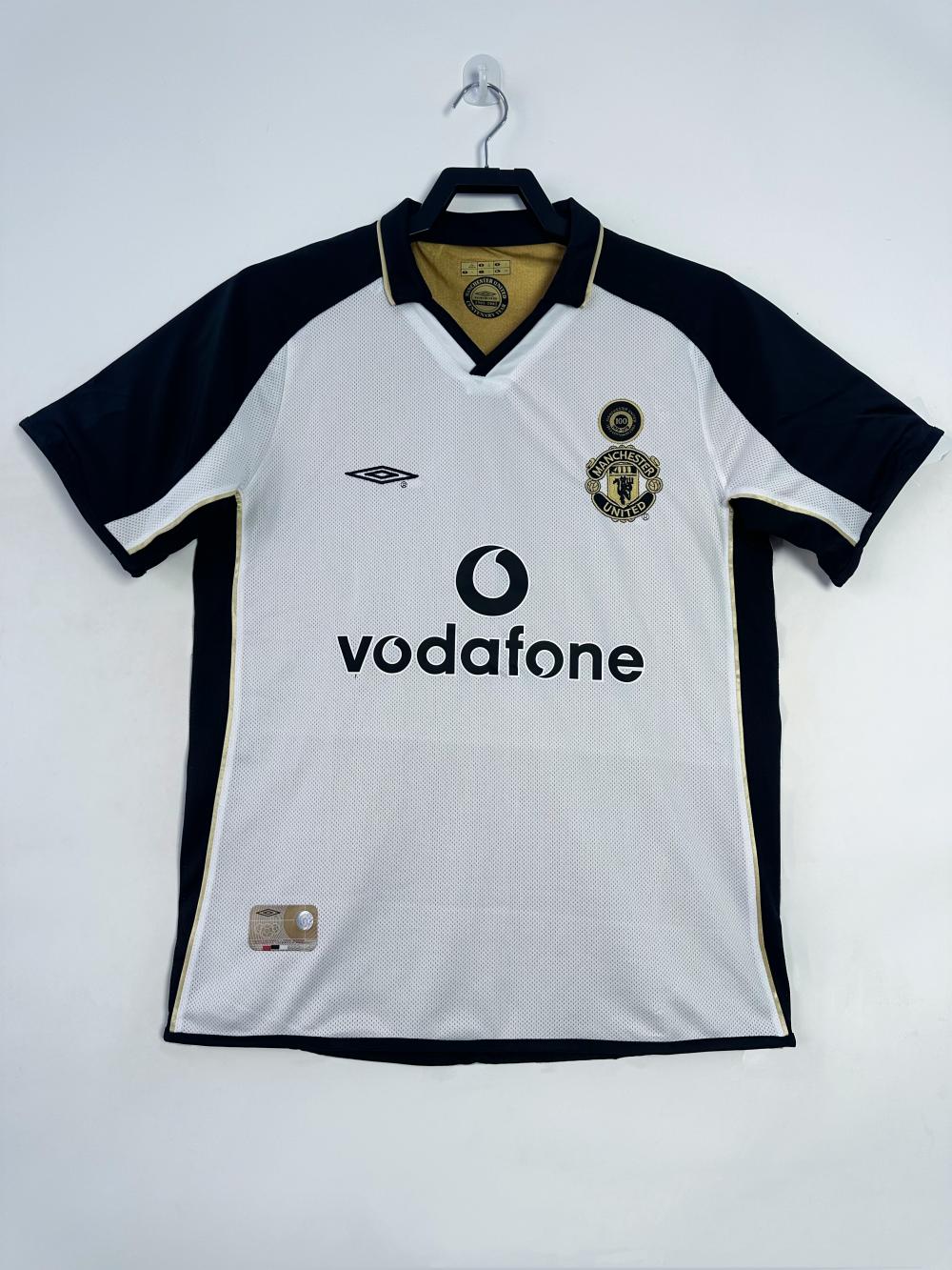2001-2002 Retro Manchester United Double-sided Centennial Edition Football Shirt 1:1 Thai Quality