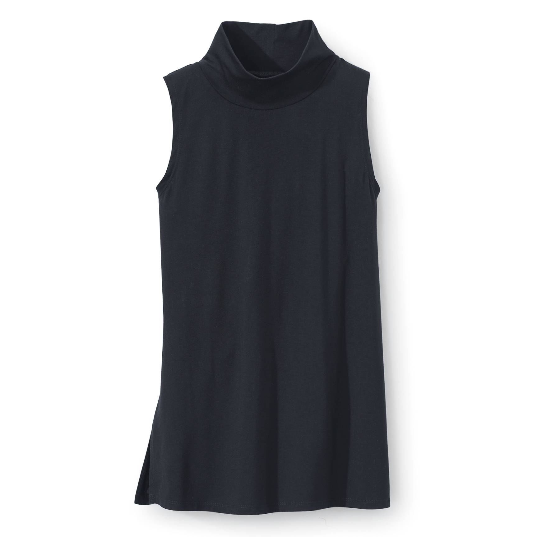 Supersoft Mockneck Tank, Longer Length, Side Slits - Northstyle Catalog