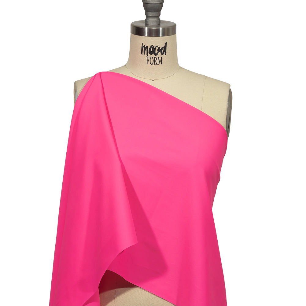 Recycled Swimwear Tricot, UV Protective - Shocking Pink - Santorini Plus Collection - Joann Fabrics