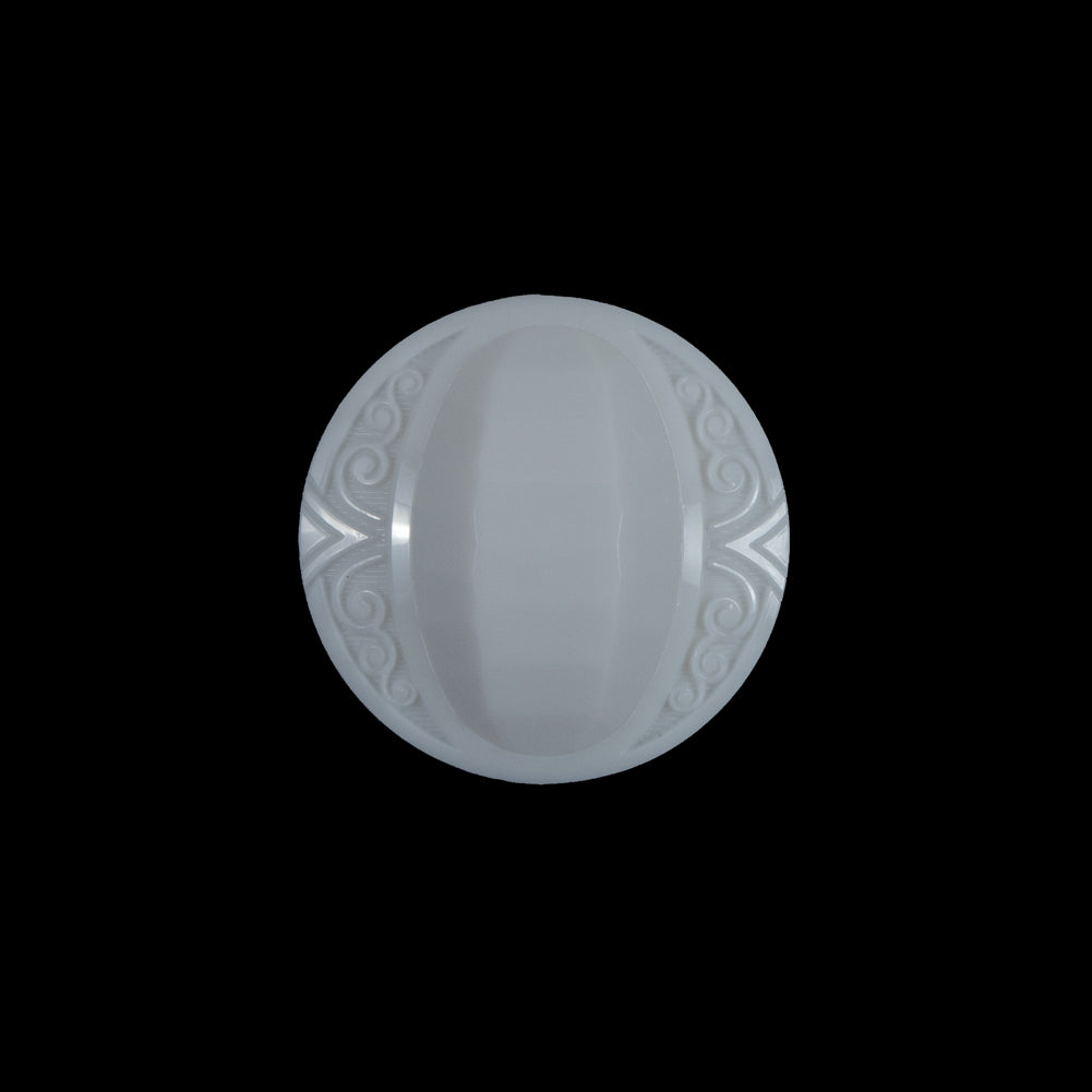 White Classy Etched Shank-Back Button - 30L/19mm - Joann Fabrics
