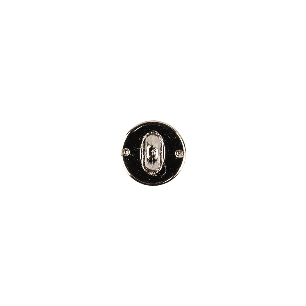 Vintage Swarovski Crystal Rhinestone and Silver Metal Circular Shank Back Button - 12L/7.5mm - Joann Fabrics