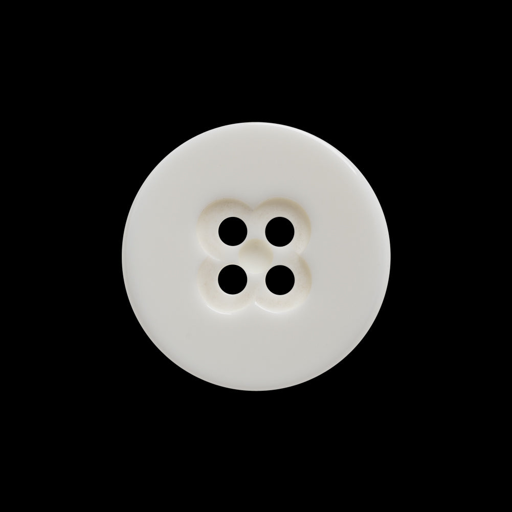 Off White Clover 4-Hole Plastic Button - 36L/23mm - Joann Fabrics