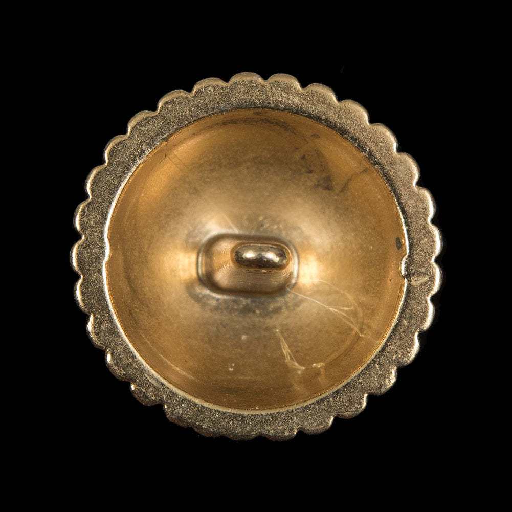 Gold Domed Metal Coat Button - 44L/28mm - Joann Fabrics