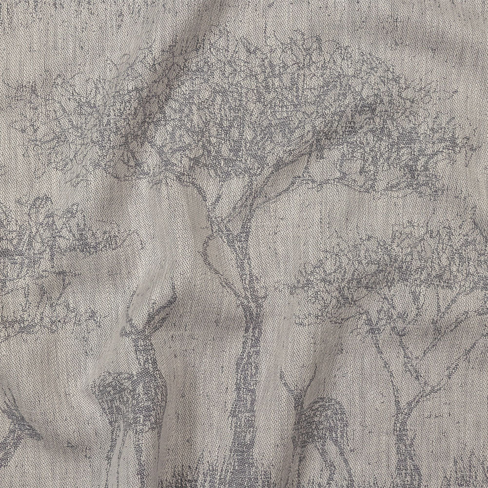 Drapery Jacquard Panel - Haze Antelope in the Wild - British Imported - Joann Fabrics