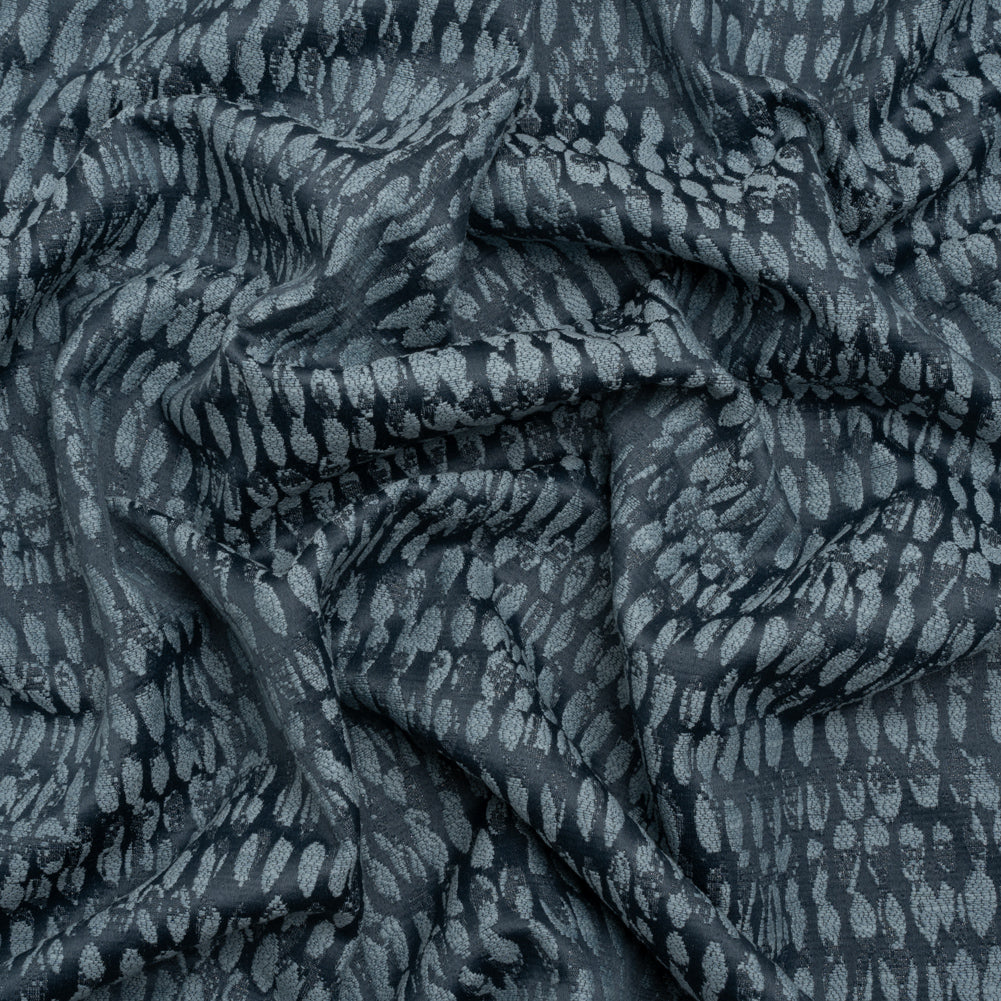 Rows of Spots Recycled Polyester and Cotton Drapery Jacquard - Danube - British Imported - Joann Fabrics