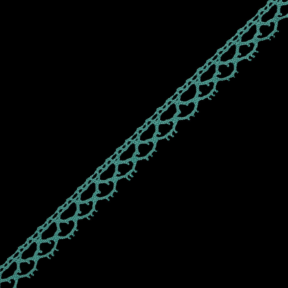 Seafoam European Cotton Crochet Trim - 0.375