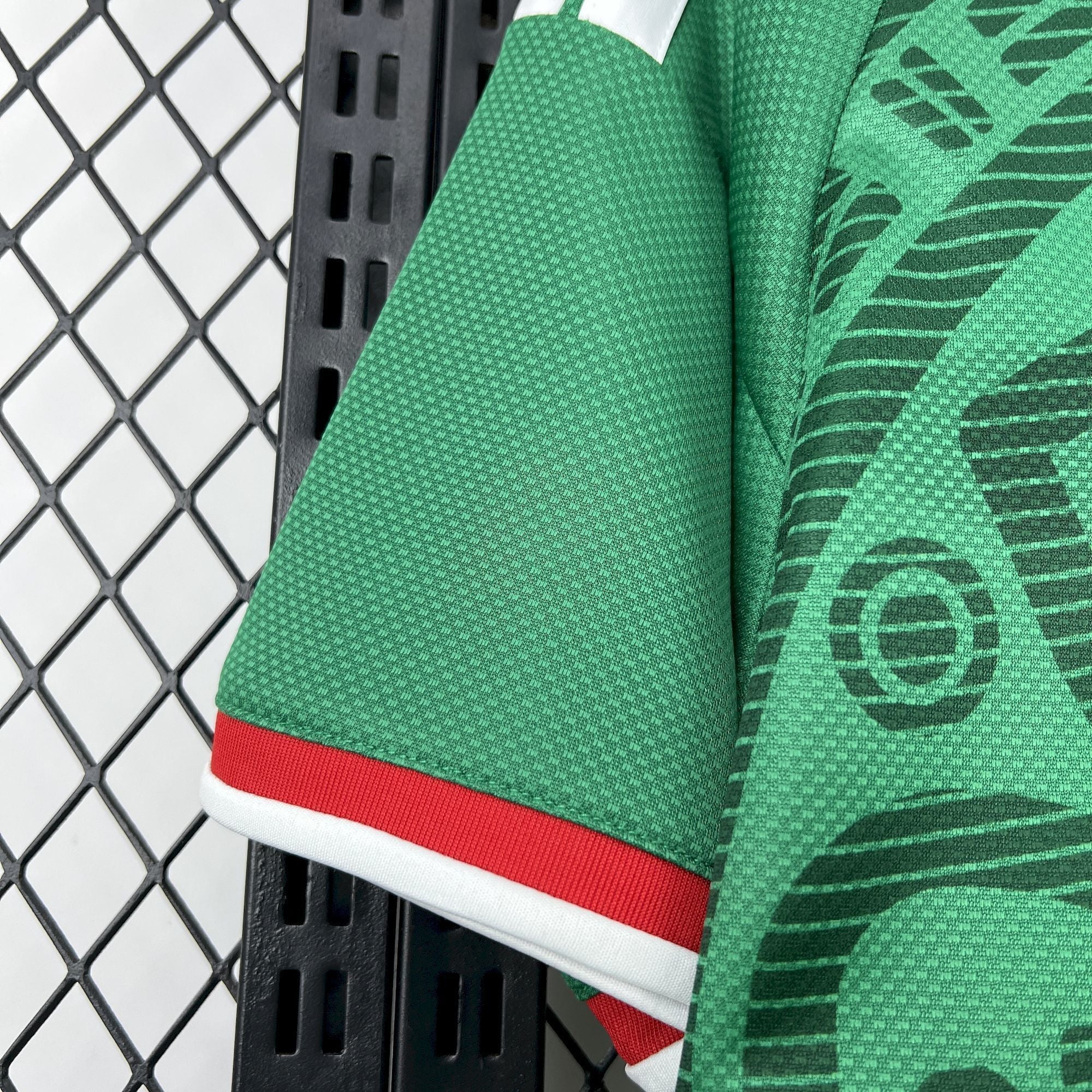 Mexico 2026 World Cup Green Pattern Home Football Shirt | Fan