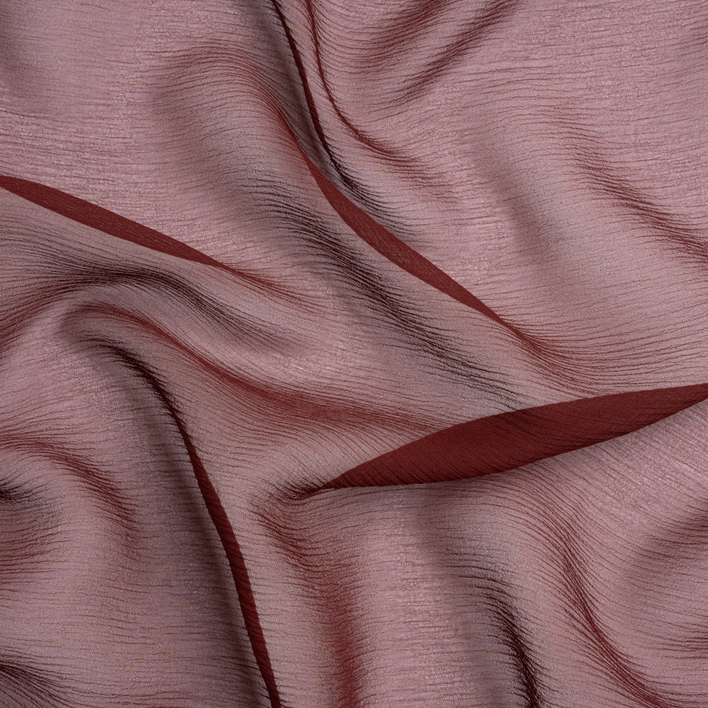 Crinkled Silk Chiffon - Port - Premium Collection - Joann Fabrics