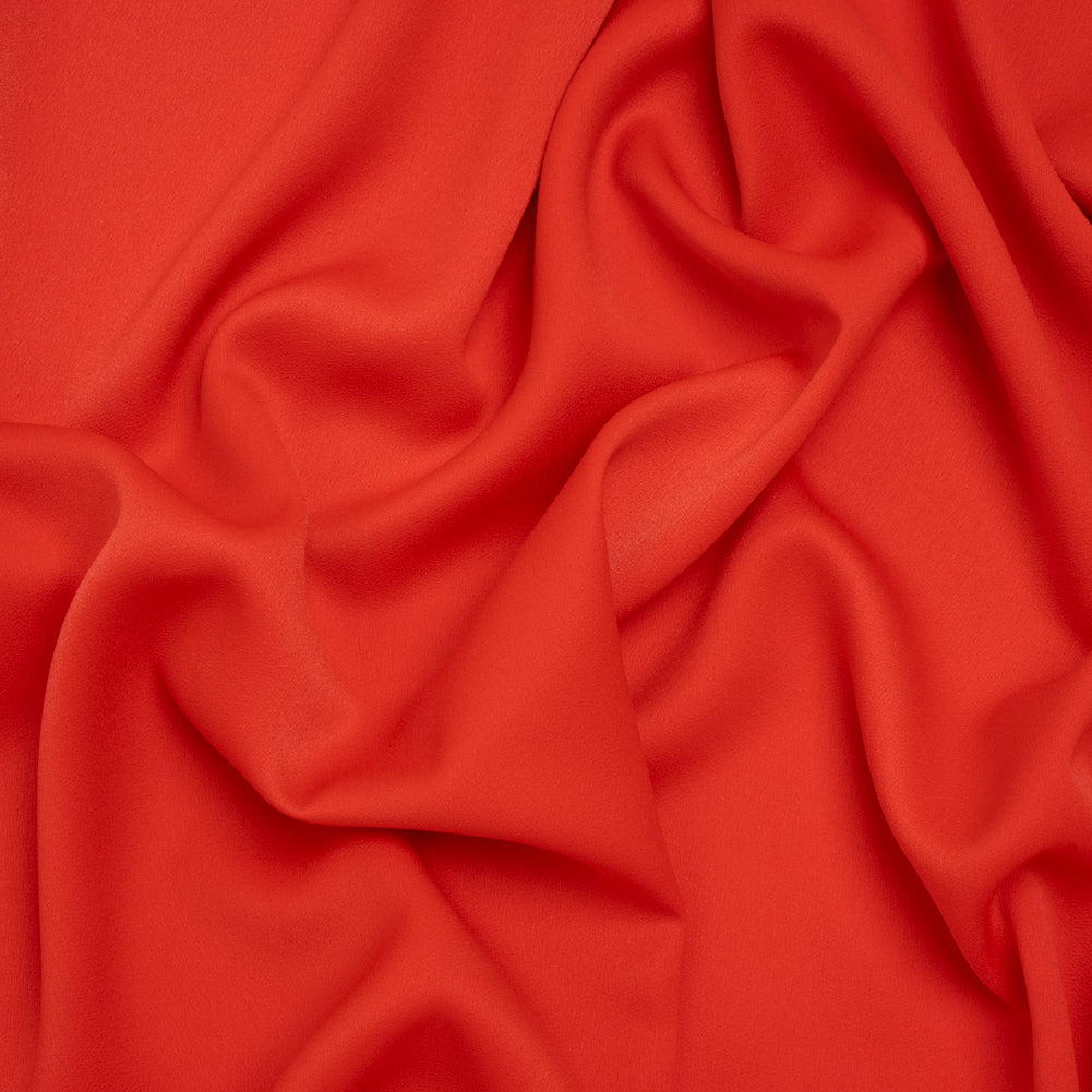 Satin Faced Polyester Crepe by Trina Turk - Radcliffe Red - Designer Deadstock - Joann Fabrics