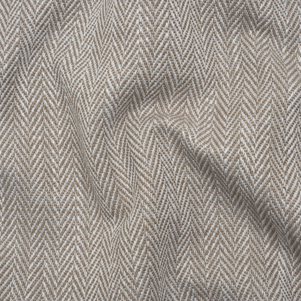 Recycled Polyester Home Decor Twill - Mushroom Herringbone - British Imported - Joann Fabrics