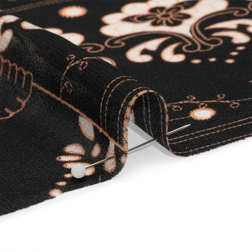 Mood Exclusive Black Reimagined Rodeo Viscose Georgette - Joann Fabrics