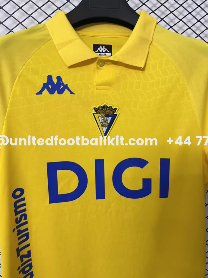 Cádiz Cadiz 26-27 Home Jersey - Fans Version - UnitedFutballJersey