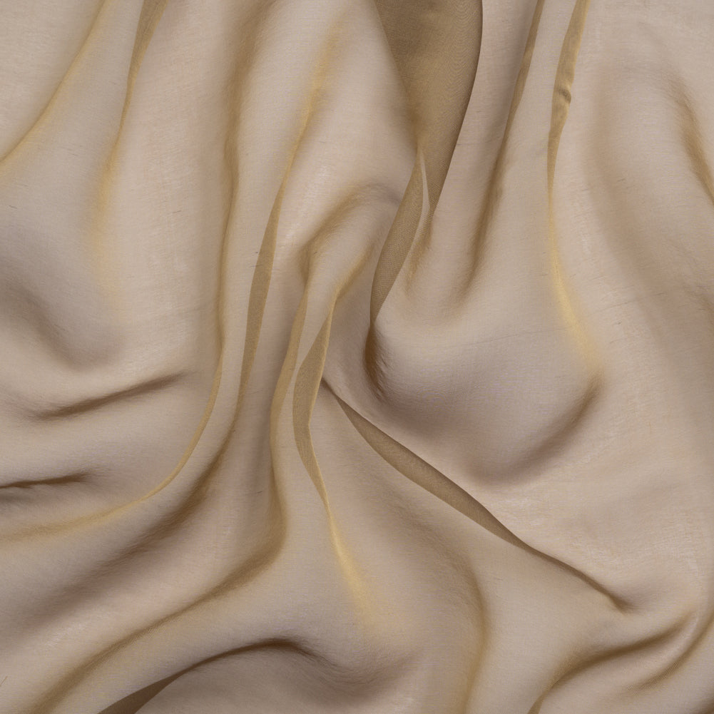 Chiffon-Like Silk Voile - Dark Khaki Iridescent - Adelaide Collection - Joann Fabrics