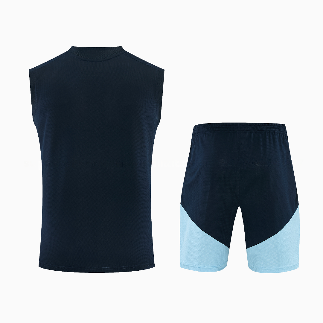 Argentina 2026 Vest Training Set - Dark Blue Top & Dark Blue Pants - UnitedFutballJersey