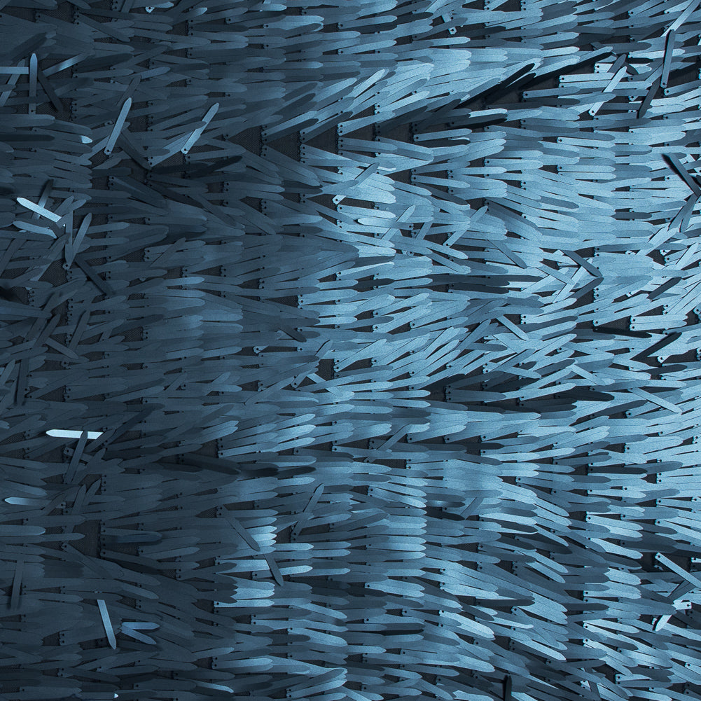 Soft Tulle with Fringe Sequins - Dull Navy - Phryne Collection - Joann Fabrics