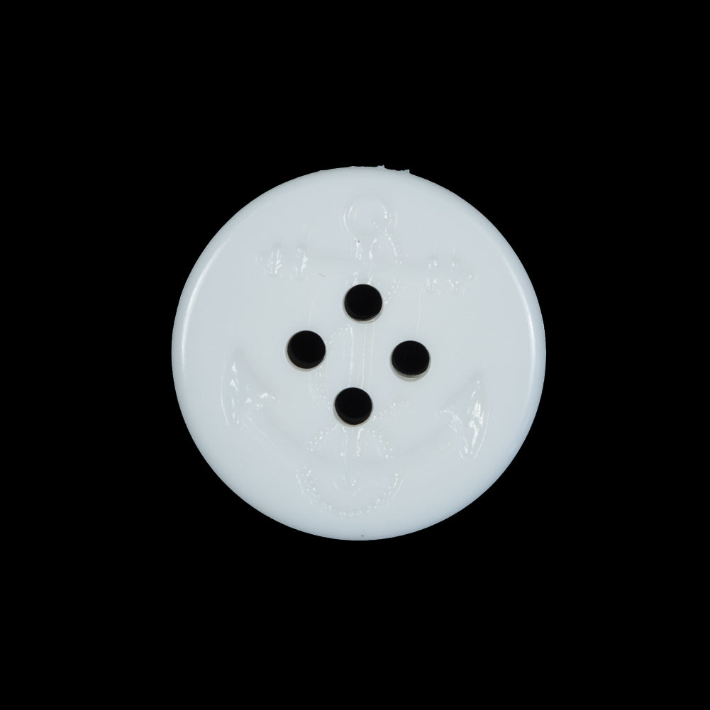 White Plastic Anchor 4-Hole Button - 36L/23mm - Joann Fabrics