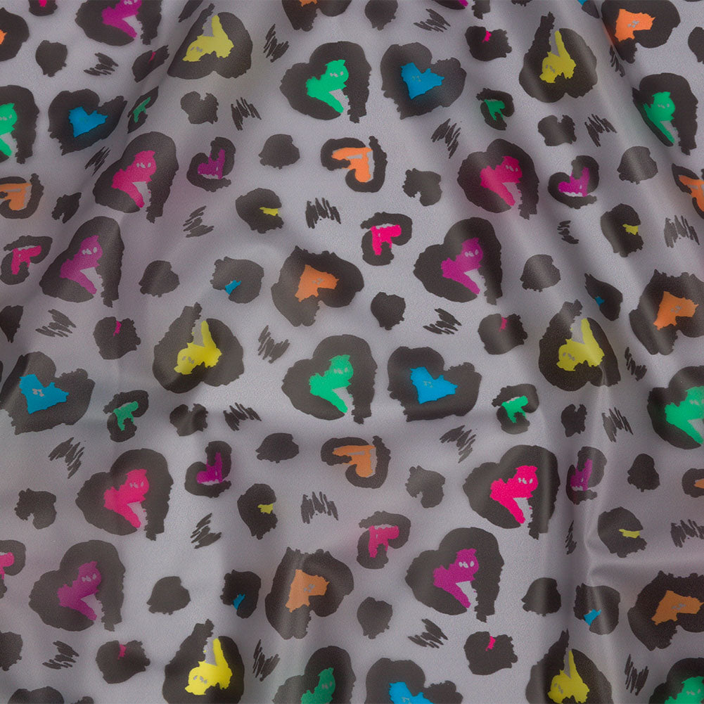 Black and Rainbow Animal Spot Hearts Lightweight Translucent Vinyl - Joann Fabrics