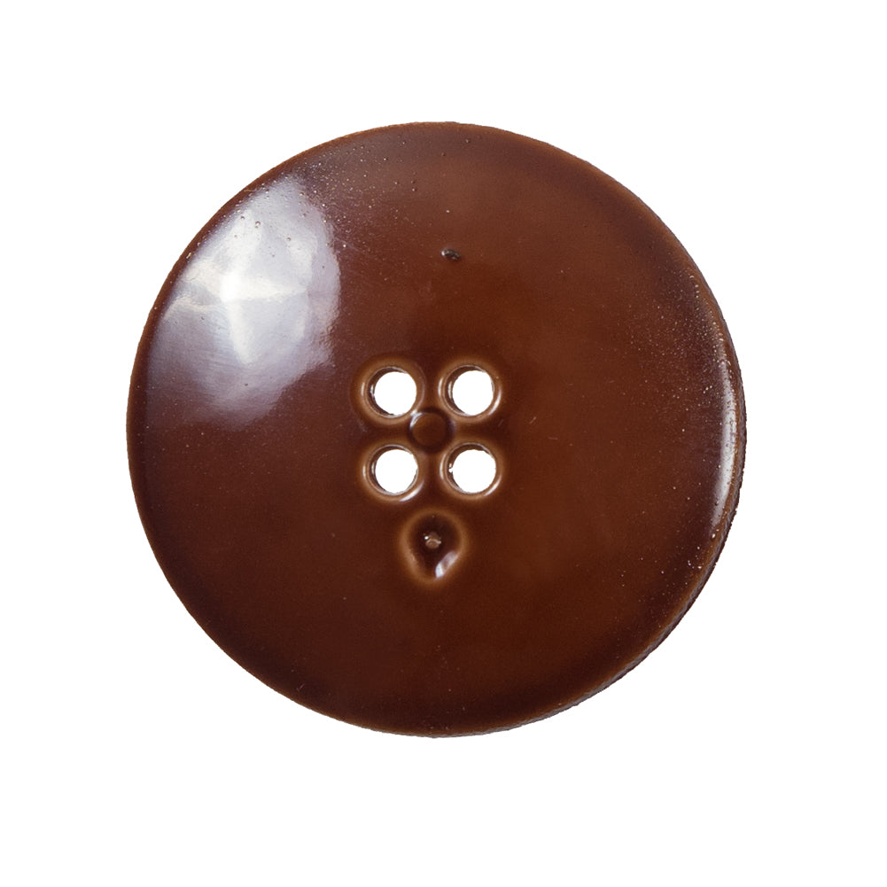 Italian Toffee Brown Textured Button - 44L/28mm - Joann Fabrics