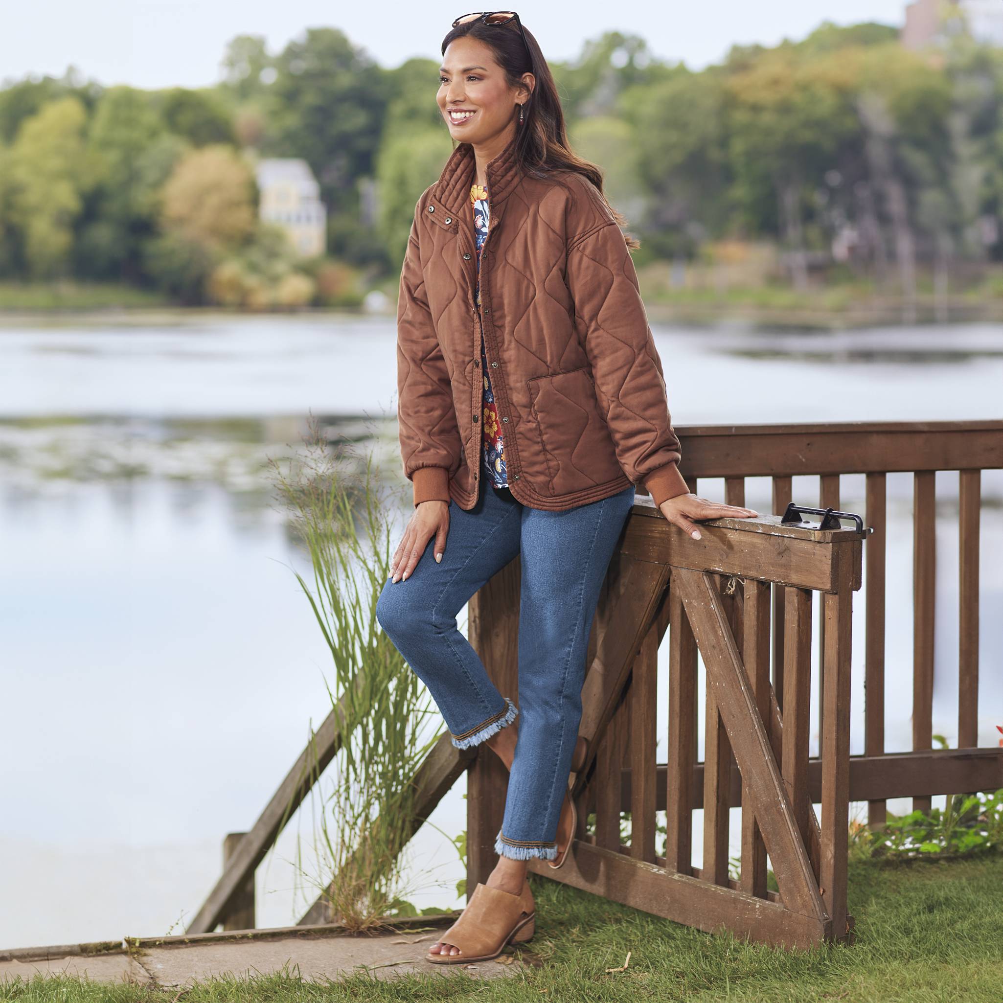 Pull On Fringed Ankle Jean - Northstyle Catalog