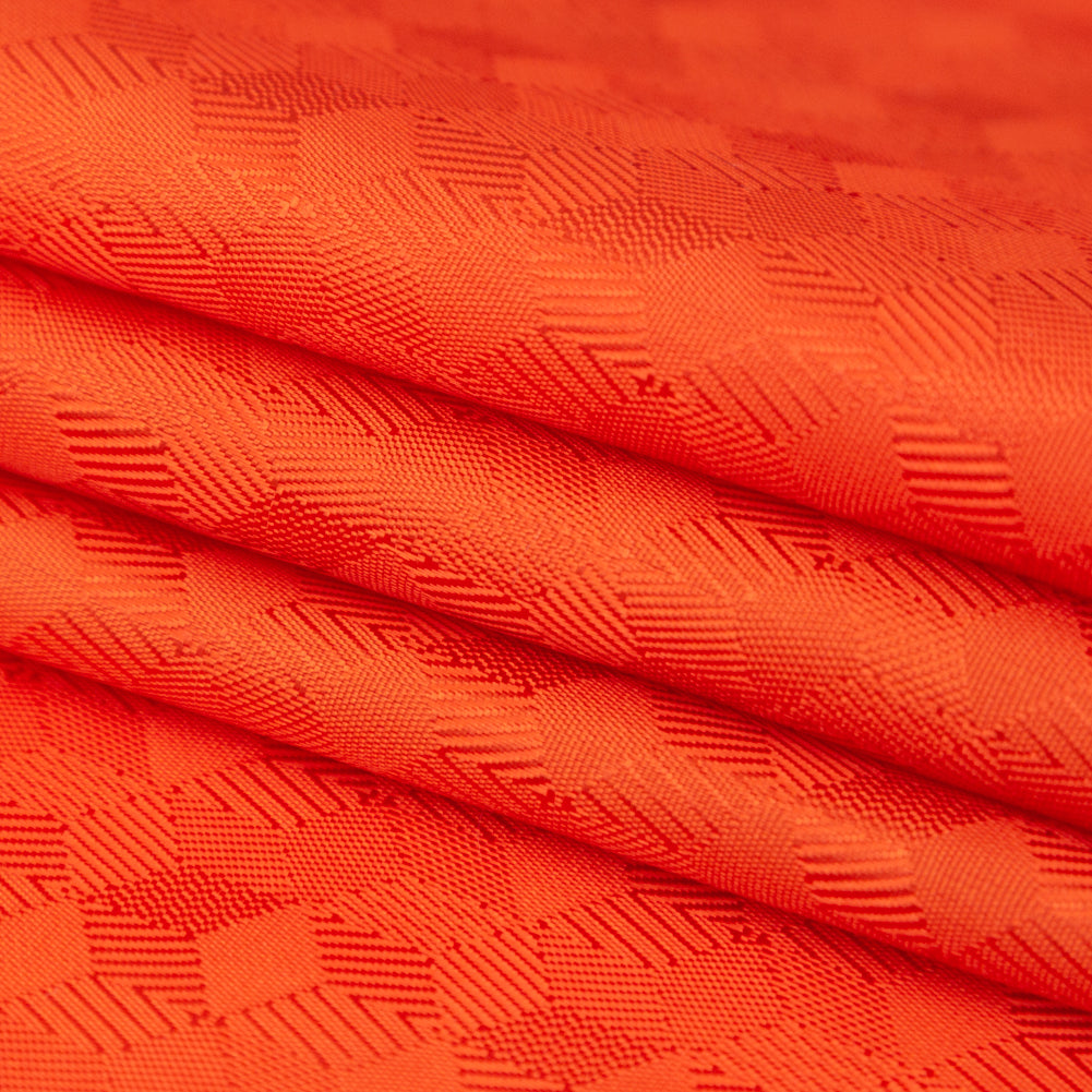 Tangerine Geometric Jacquard Lining - Joann Fabrics