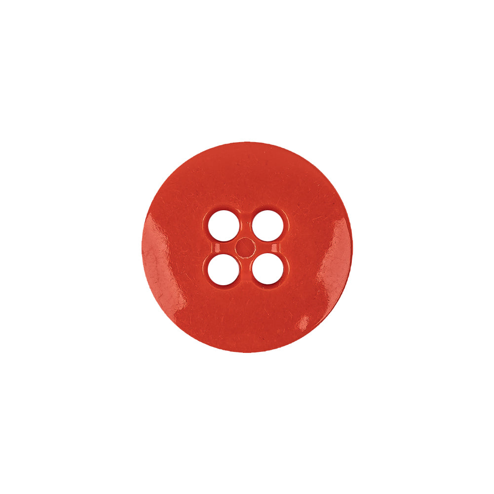 Red Orange Low Convex 4-Hole Plastic Button - 27L/17mm - Joann Fabrics