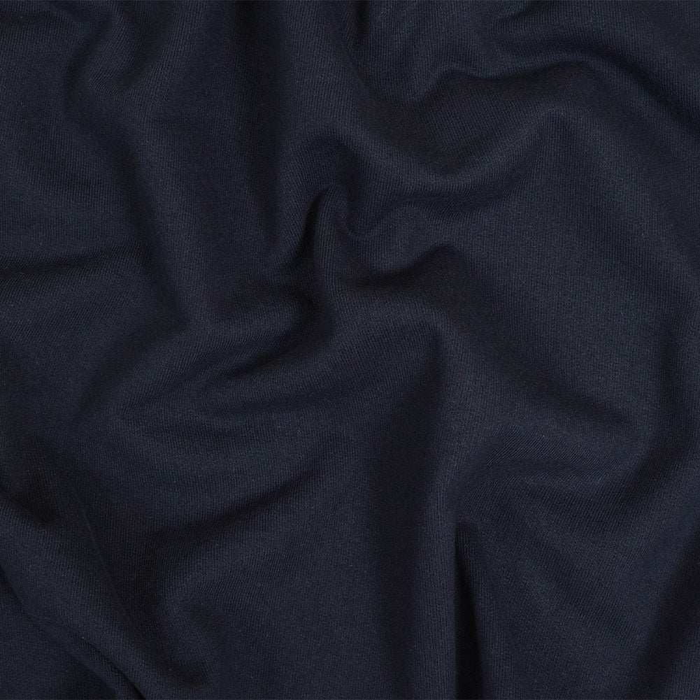 Cotton Fleece Backed Jersey - Navy - Leida Collection - Joann Fabrics