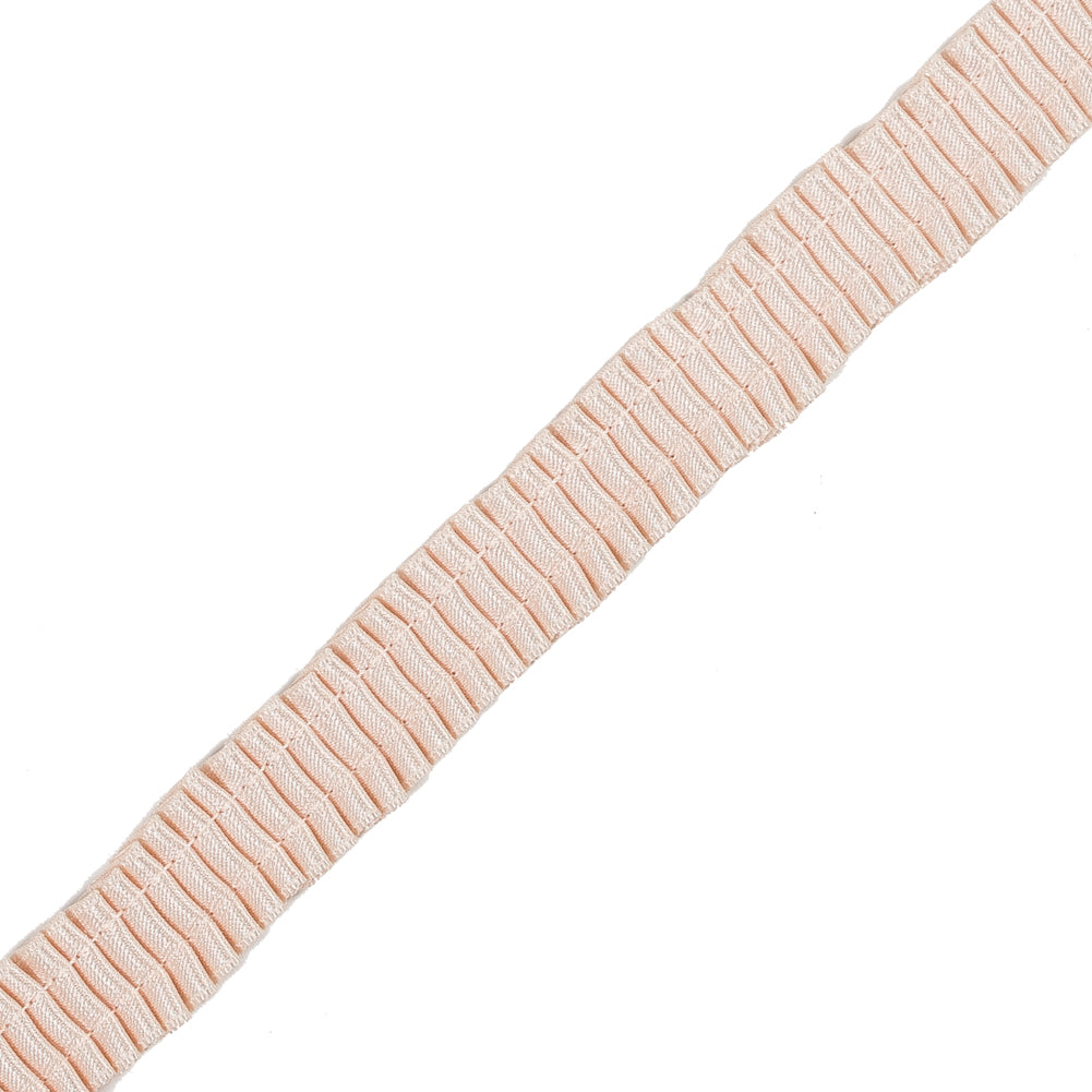 Italian Blush Plisse Trim - 0.625