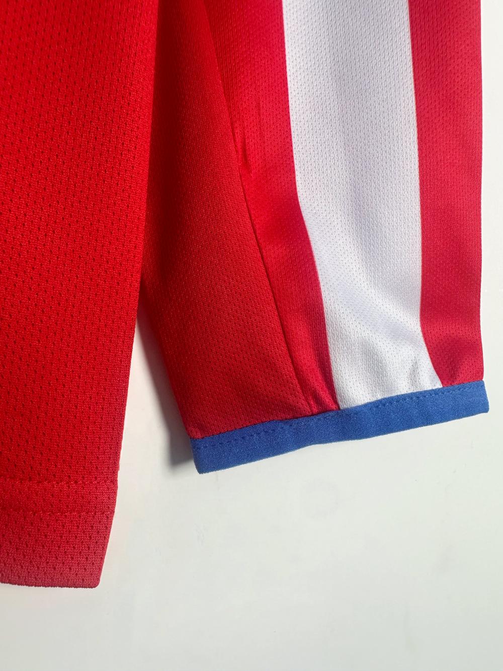 2004/2005 Retro Long sleeve Atletico Madrid Home Soccer Jersey 1:1 Thai Quality