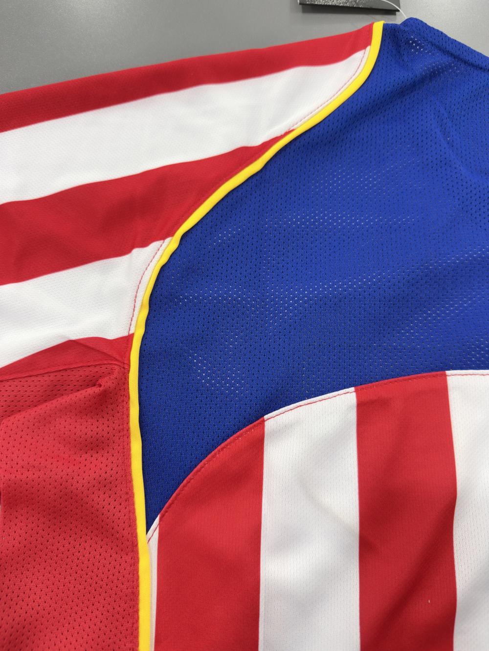 2004/2005 Retro Atletico Madrid Home Soccer Jersey 1:1 Thai Quality