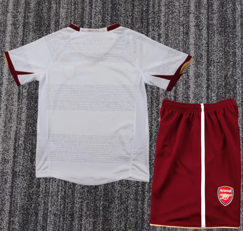 2007/2008 Retro Arsenal Away Football Shirt 1:1 Thai Quality Kids Size