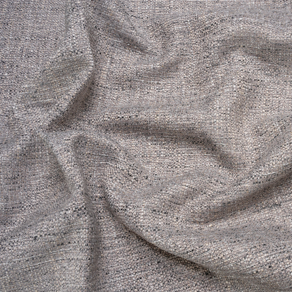 Tweed Upholstery Woven with Latex Backing - Silver - Heath Collection - Joann Fabrics
