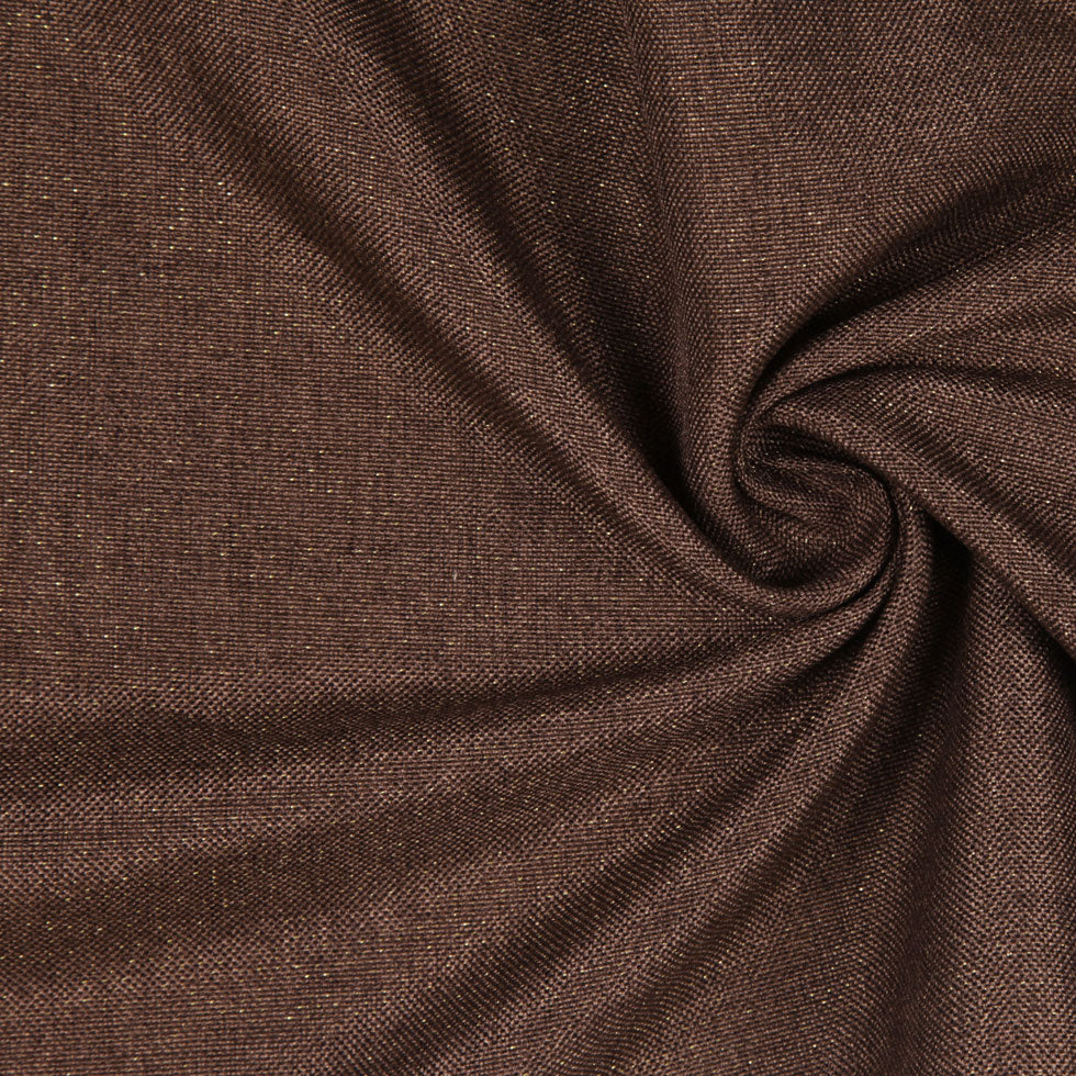 Espresso/Metallic Gold Solid Linen Lame - Joann Fabrics