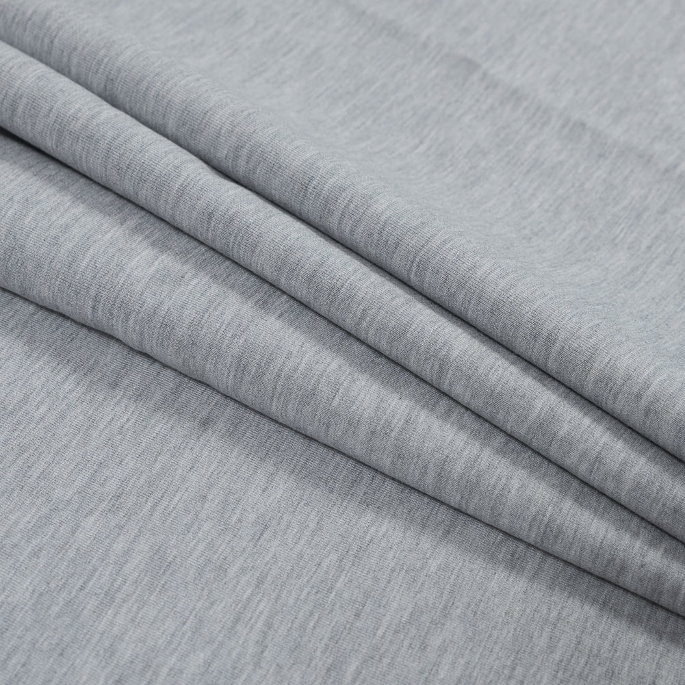 Bamboo and Merino Wool Stretch Fleece - Light Gray - Joann Fabrics