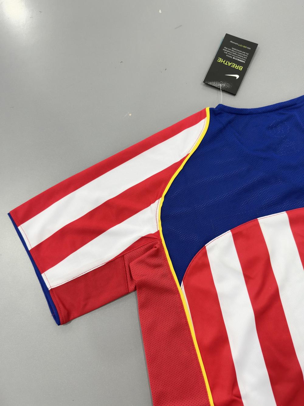 2004/2005 Retro Atletico Madrid Home Soccer Jersey 1:1 Thai Quality