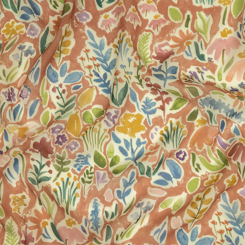 Mood Exclusive Dusty Rose Collection of Cuttings Viscose Georgette - Joann Fabrics