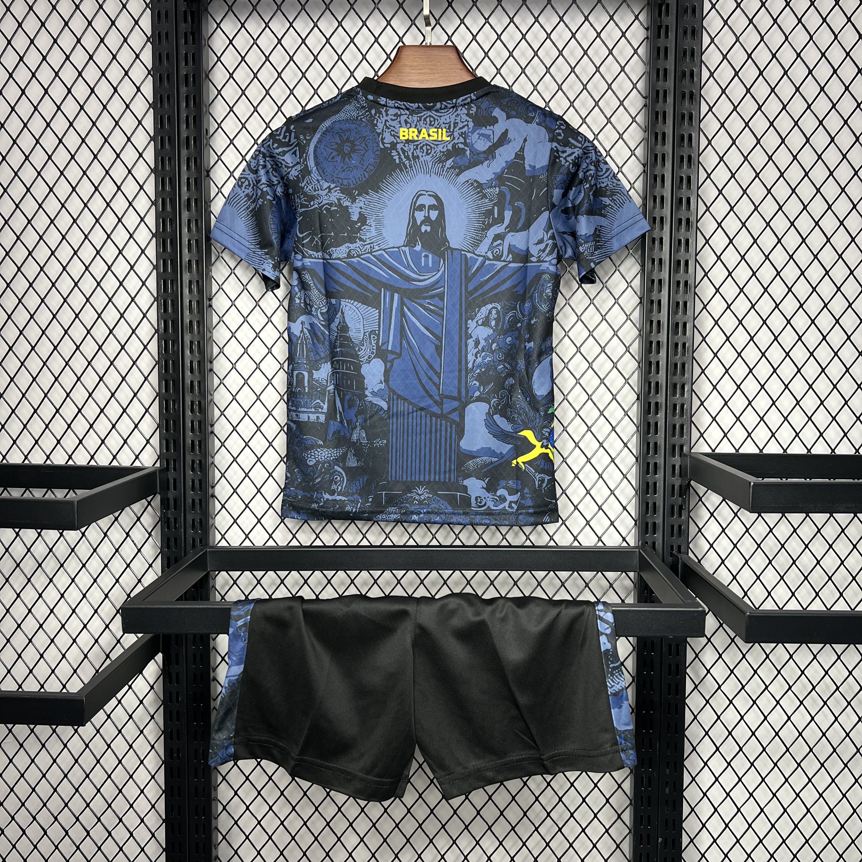 2024-2025 Brazil Special Edition Dark Blue Kids Size