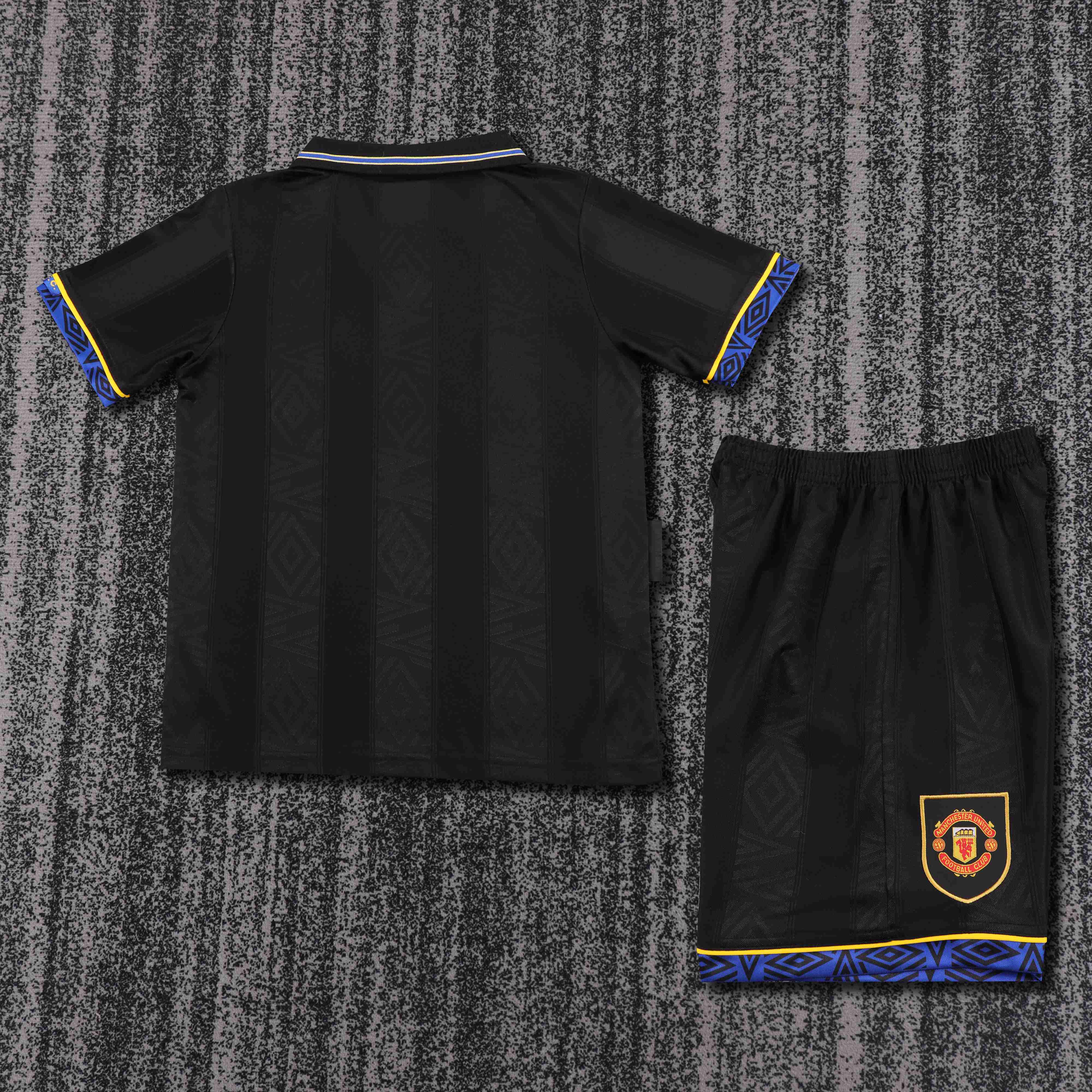 1993-1994 Retro Manchester United Away Football Shirt 1:1 Thai Quality Kids Size
