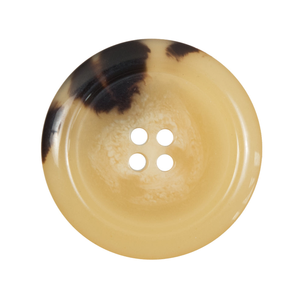 Tan and Brown Plastic 4-Hole Button - 45L/29mm - Joann Fabrics