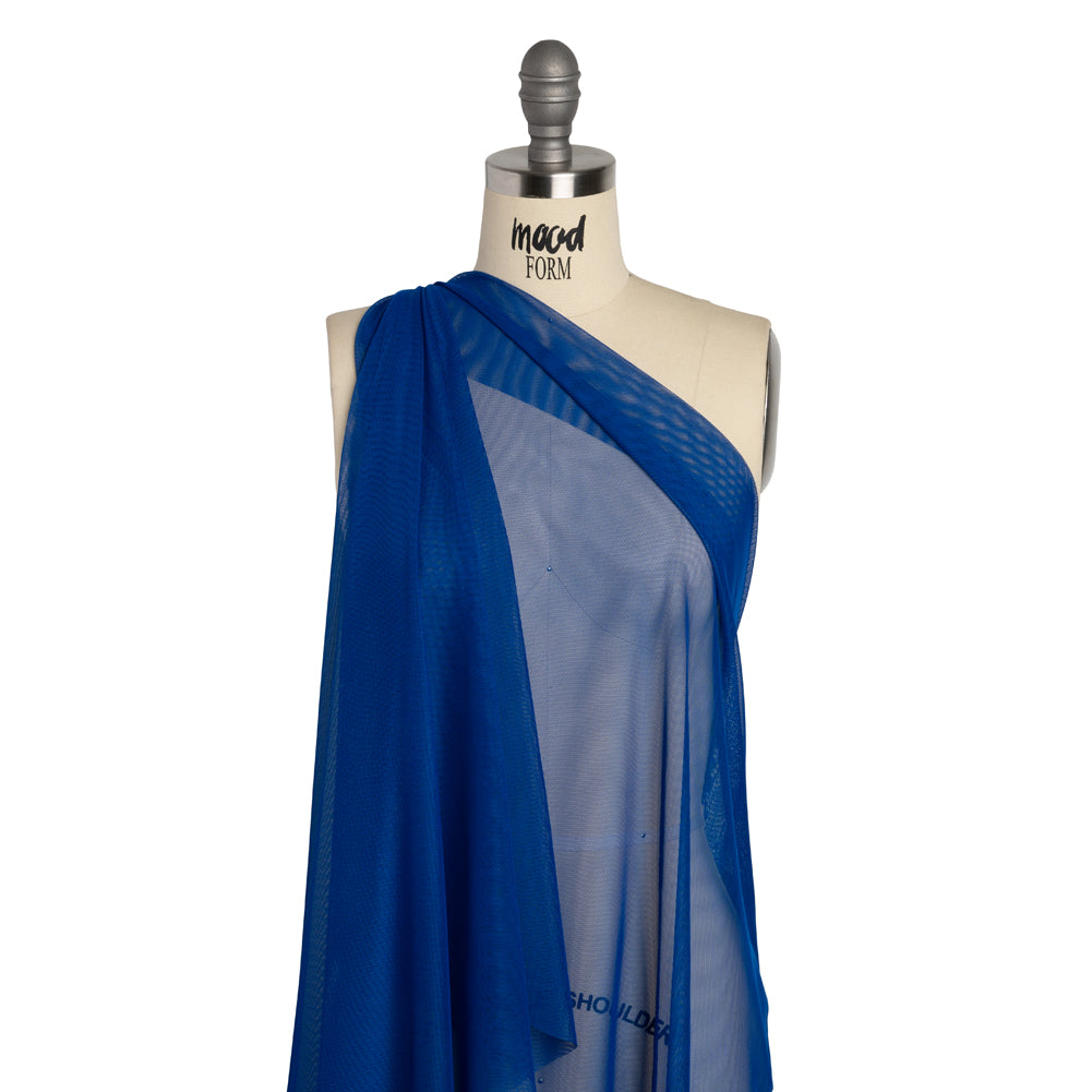 Polyester Stretch Mesh - Cobalt Blue - Designer Deadstock - Joann Fabrics