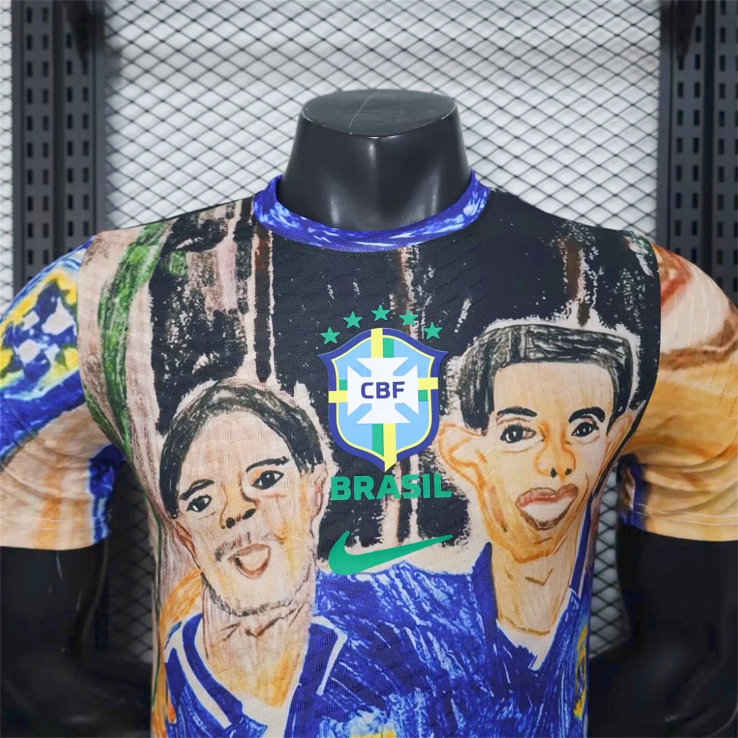 Brazil 2026 Painted Figures Special Jersey - Player Version - UnitedFutballJersey